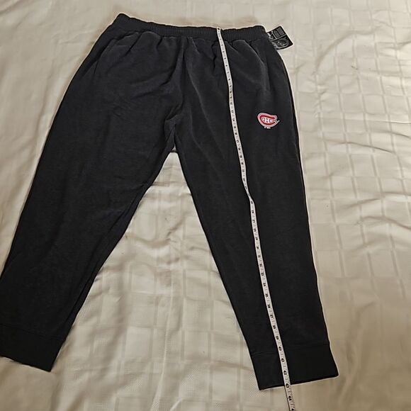 NHL Men's Canadian Montreal Logo Sweatpants Gray 2XL - Picture 7 of 16